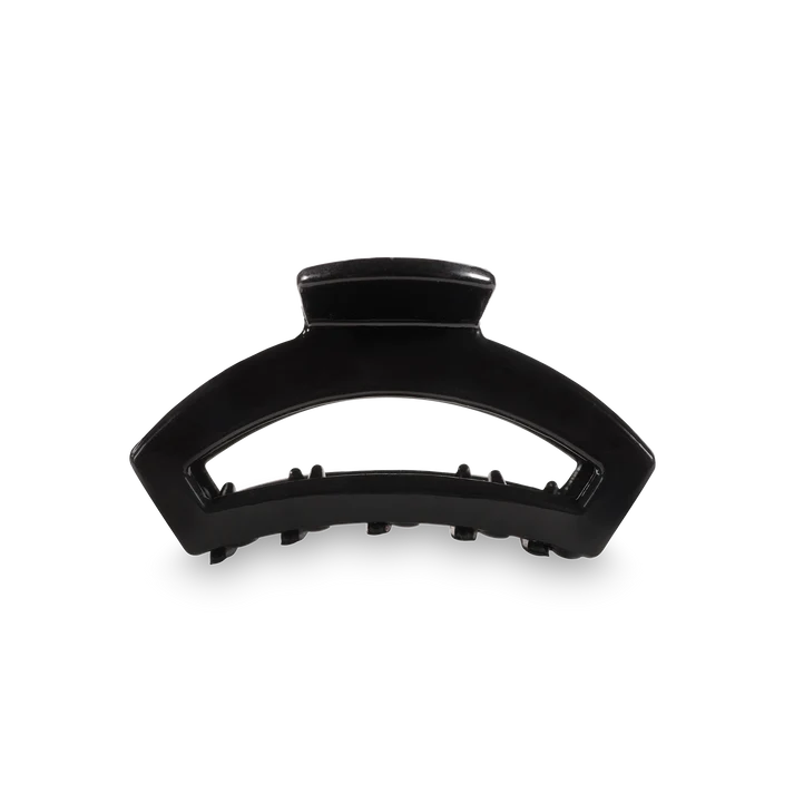 Tiny Teleties Open Hair Clip - Jet Black