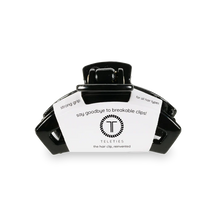 Load image into Gallery viewer, Tiny Teleties Open Hair Clip - Jet Black