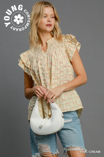 Charming Bow Ruffle Top *Regular & Curvy*