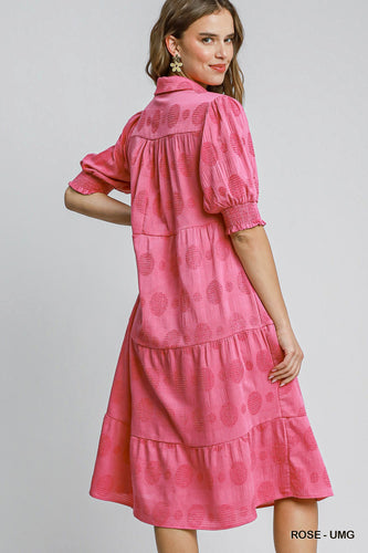 Haven Midi Dress - Rose