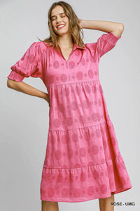 Haven Midi Dress - Rose