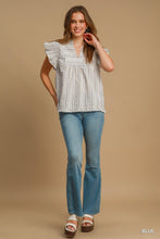 Load image into Gallery viewer, Kenzie Striped Top - Blue *Regular &amp; Curvy*