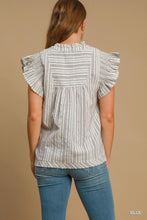 Load image into Gallery viewer, Kenzie Striped Top - Blue *Regular &amp; Curvy*
