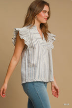 Load image into Gallery viewer, Kenzie Striped Top - Blue *Regular &amp; Curvy*