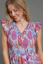 Load image into Gallery viewer, Lia Floral Midi Dress - Blue Mix *Regular &amp; Curvy*