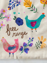 Load image into Gallery viewer, Natural Life Cotton Dish Towel - Chickens