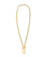 Load image into Gallery viewer, Kendra Scott Daphne Gold Chain Necklace in Ivory Mother of Pearl