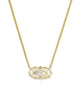 Dolly Parton x Kendra Scott Patchwork Elisa Gold Short Pendant Necklace