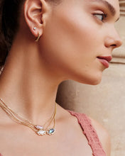 Load image into Gallery viewer, Kendra Scott Genevieve Gold Short Pendant Necklace in Ivory Mother of Pearl