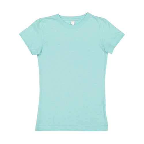 Girl's Short Sleeve Jersey Tee - Chill Mint