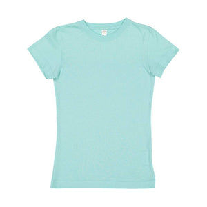 Girl's Short Sleeve Jersey Tee - Chill Mint