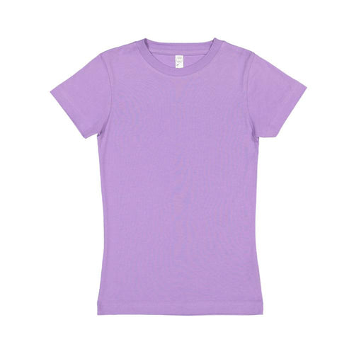 Girl's Short Sleeve Jersey Tee - Lavender