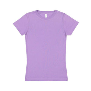 Girl's Short Sleeve Jersey Tee - Lavender