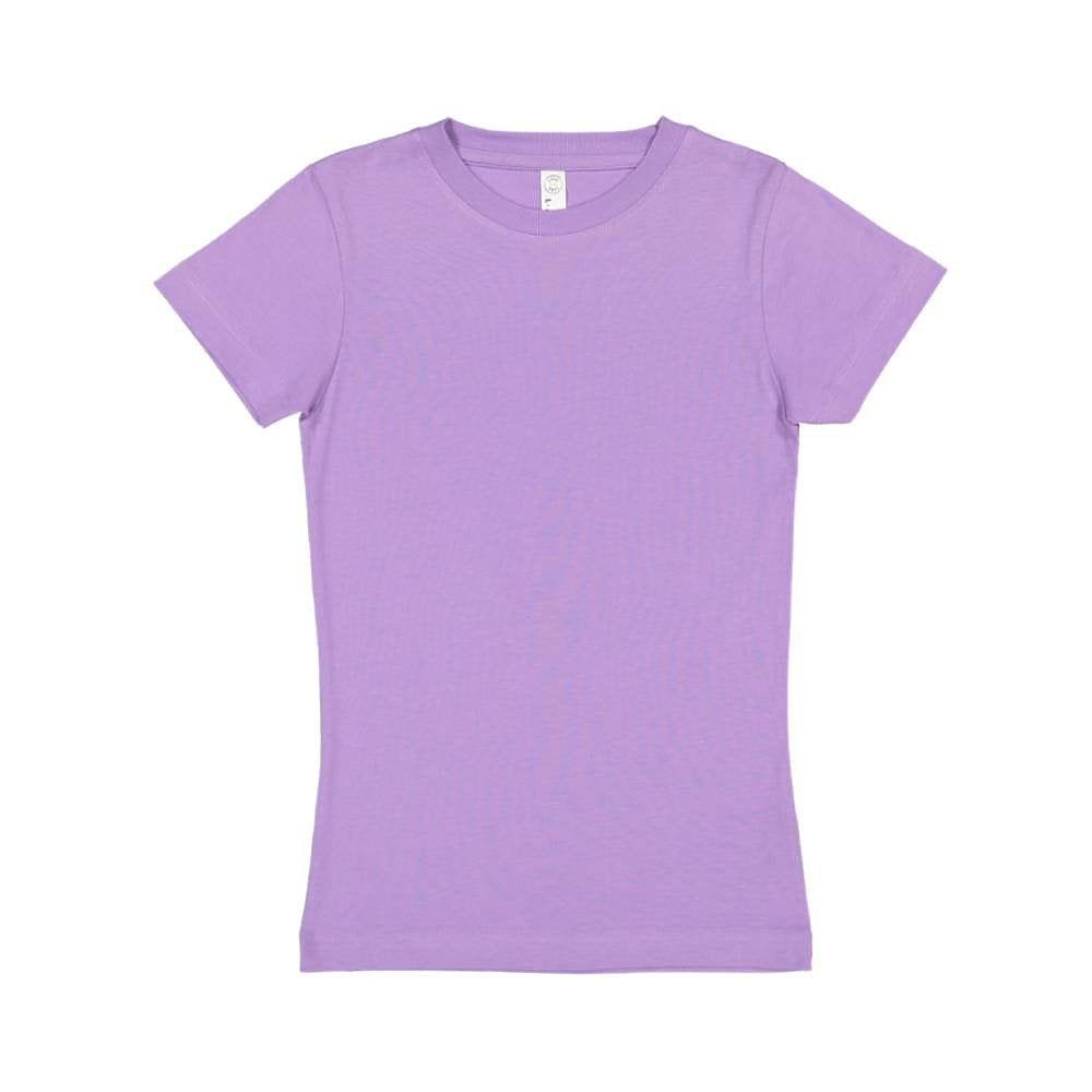 Girl's Short Sleeve Jersey Tee - Lavender