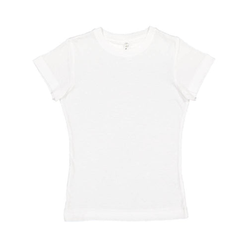 Girl's Short Sleeve Jersey Tee - White