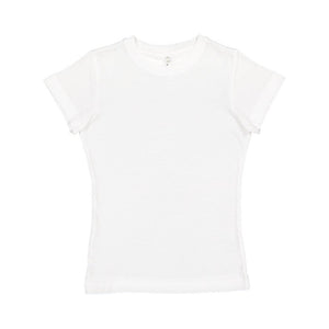 Girl's Short Sleeve Jersey Tee - White