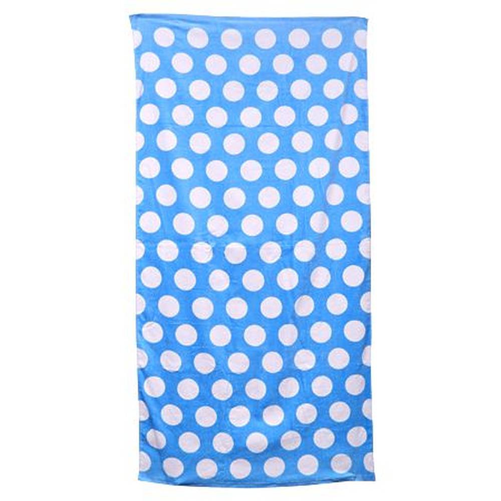 Liberty Beach Towel - Sky Blue Polka Dot