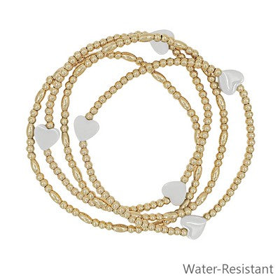 Meghan Browne Lizo Bracelet - White