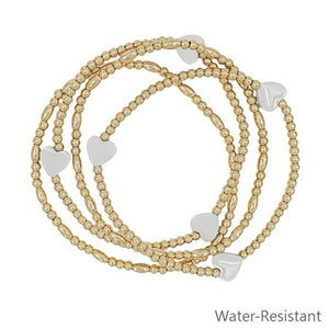 Meghan Browne Lizo Bracelet - White