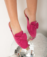 Load image into Gallery viewer, Corky&#39;s Hello Fall Mule Sandals - Fuchsia Suede
