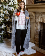 Load image into Gallery viewer, Grace &amp; Lace Long Sleeve Slub Graphic Tee - Holiday Greeting Card