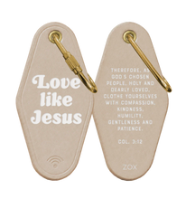 Load image into Gallery viewer, Bible Verse Keychain - Love like Jesus