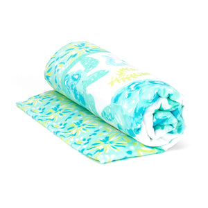 Turtally Cool Beach Towel by Viv & Lou
