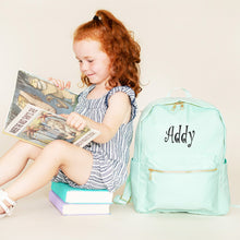 Load image into Gallery viewer, Viv &amp; Lou Mint Charlie Backpack