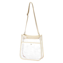 Load image into Gallery viewer, Viv &amp; Lou Gold Clear Heather Purse