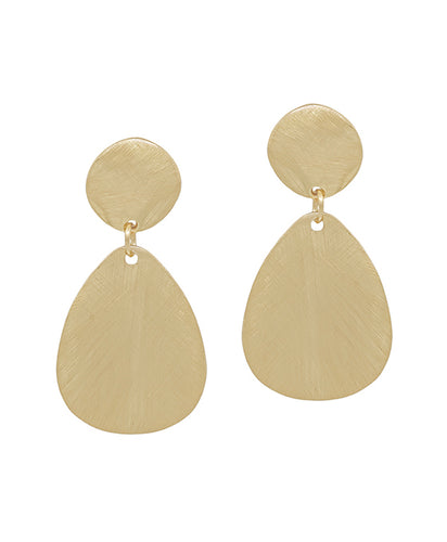 Cassie Gold Teardrop Earrings