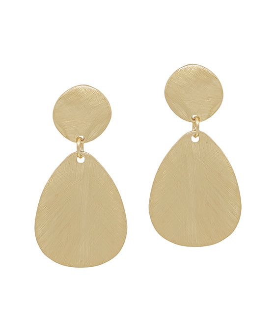 Cassie Gold Teardrop Earrings