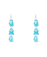 Tiered Clear Ghost Earrings