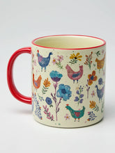 Load image into Gallery viewer, Natural Life Bungalow Mug - Free Range Chickens