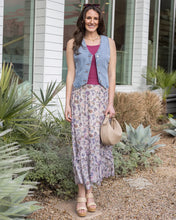 Load image into Gallery viewer, Grace &amp; Lace Mesh Maxi Skirt - Floral