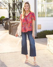 Load image into Gallery viewer, Grace &amp; Lace Mixed Print Floral Top - Mixed Floral