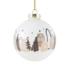 Load image into Gallery viewer, Glass Ornament Set - Joy To The World + Houses