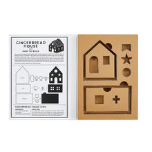 Load image into Gallery viewer, Gingerbread House Cookie Cutter Book Box - Set of 4