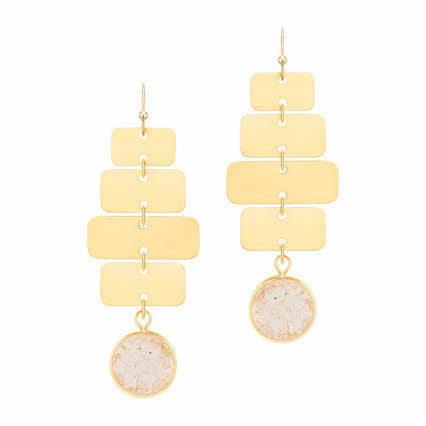 Meghan Browne Nara Earring - Pink