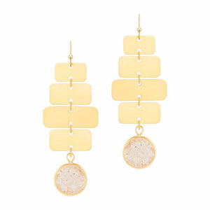 Meghan Browne Nara Earring - Pink