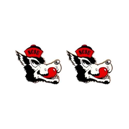 NC State College Vault Stud Earrings
