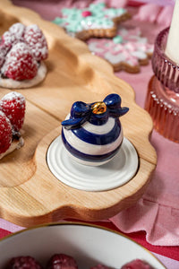 Nora Fleming Mini - Deck the Halls Ornament Blue