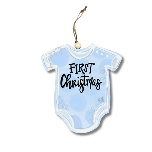 DK Designs Ornament - Blue Baby's First Christmas