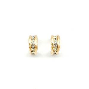 Meghan Browne Oma Earring - Gold Clear