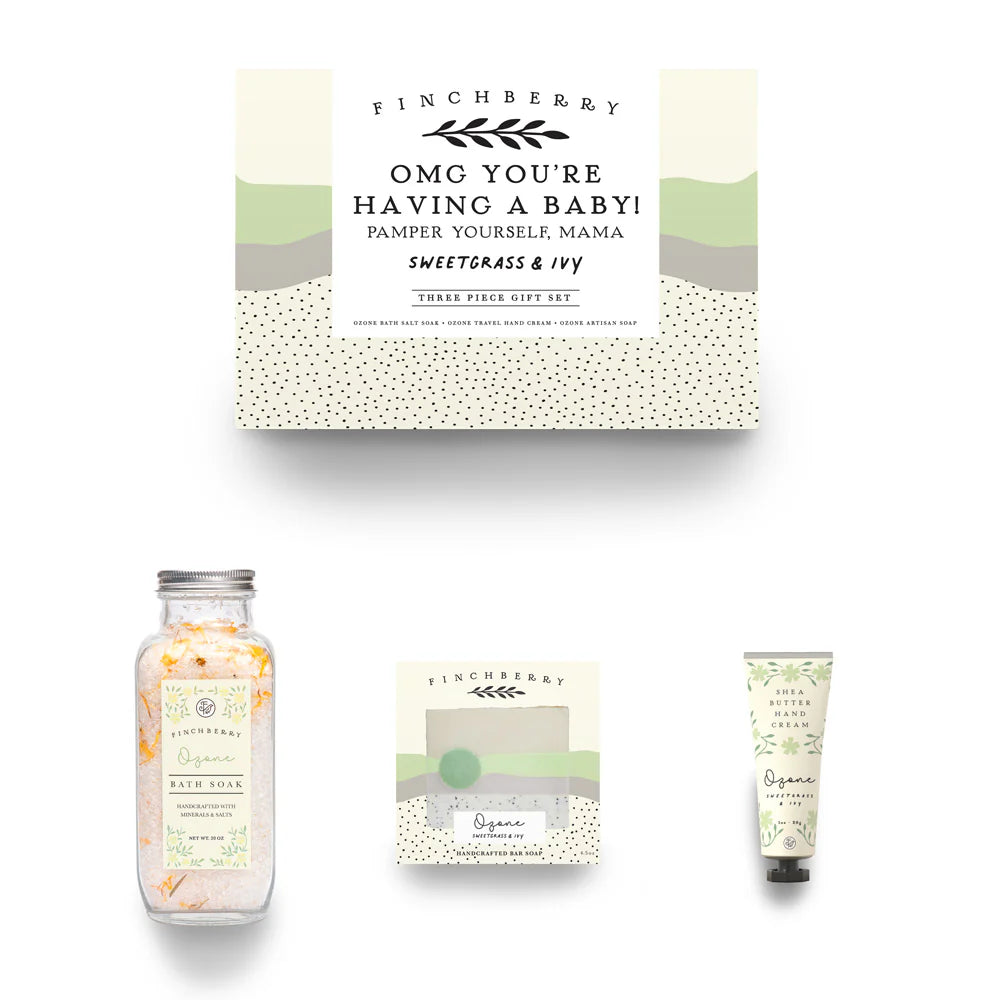 Finchberry 3 Piece Gift Set - OMG You're Having A Baby!