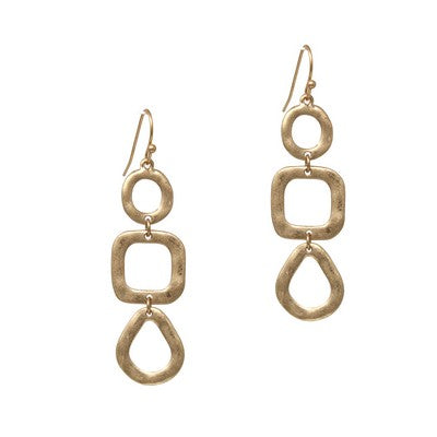 Meghan Browne Ova Earring - Gold