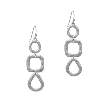 Meghan Browne Ova Earring - Silver