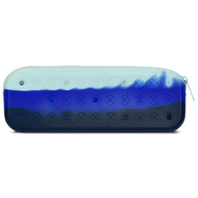 Load image into Gallery viewer, Ocean Waves Charmed Jelly Pencil Case