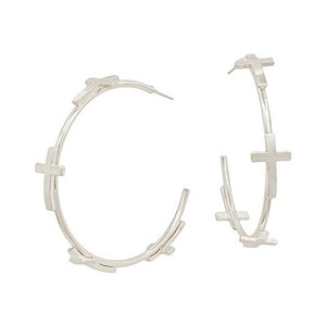Meghan Browne Paul Earring - Silver