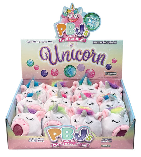 PBJ's Plush Rainbow Unicorns