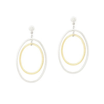Meghan Browne Petra Earring - Gold Silver